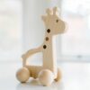 Bannor Toys Giraffe Wooden Push Toy