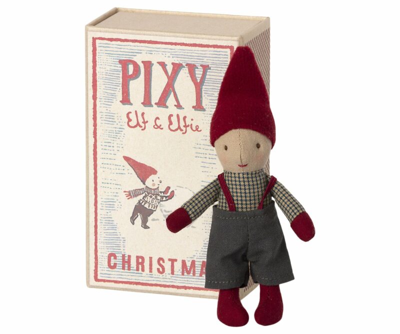 Maileg Pixy Elf in Matchbox