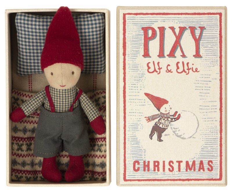 Maileg Pixy Elf in Matchbox