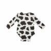 Angel Dear Cow Print Bamboo Bodysuit