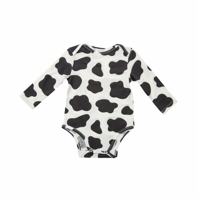 Angel Dear Cow Print Bamboo Bodysuit