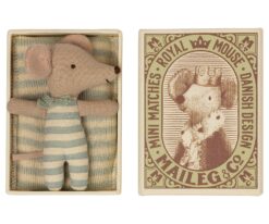Maileg Baby Boy Mouse in Matchbox