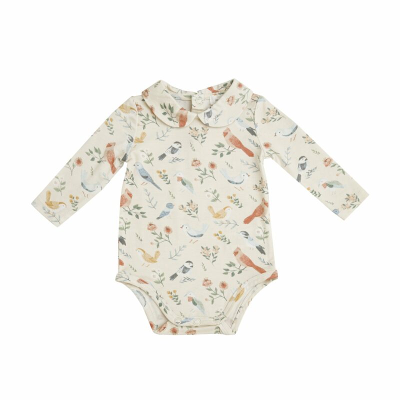 Angel Dear American Birds Peter Pan Collar Bamboo Bodysuit