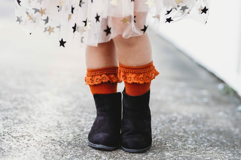 Little Stocking Co Autumn Midi Ruffle Sock 3-Pack