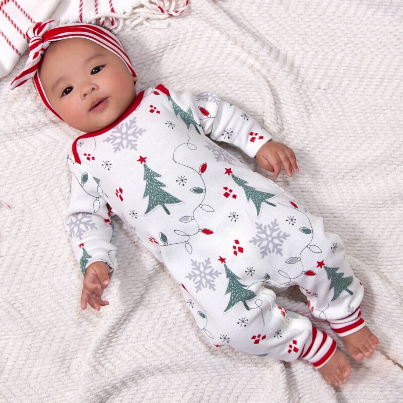 Tesa Babe Christmas Lights Romper