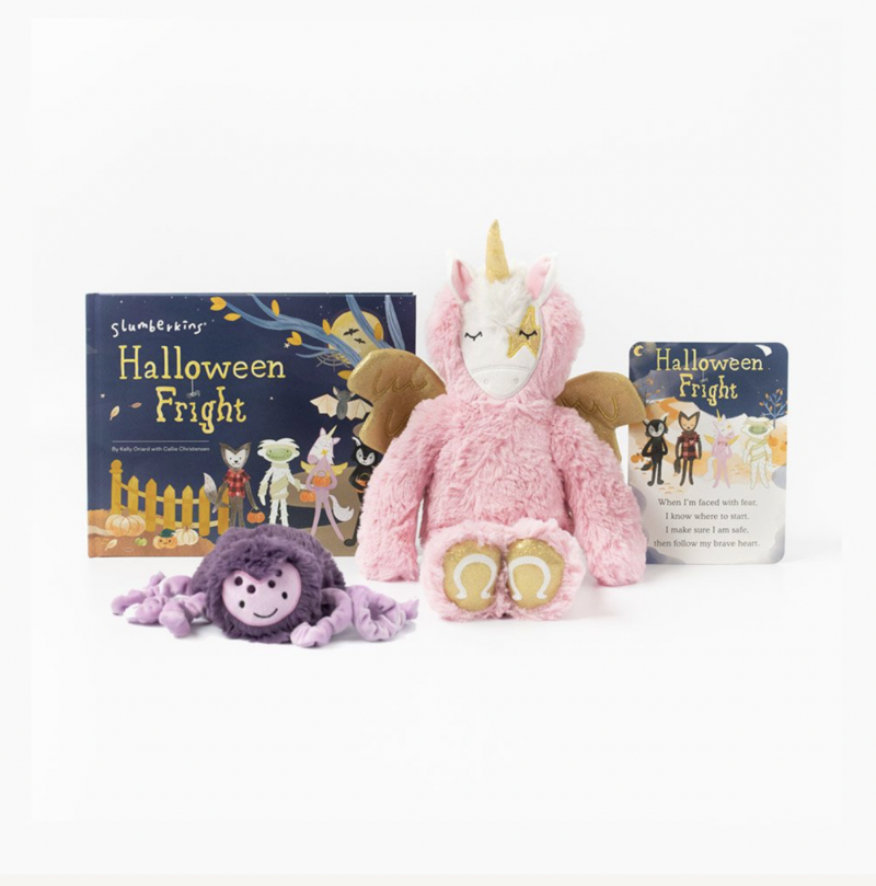 Slumberkins Pegasus Kin and Spider Mini Halloween Limited Edition Bundle