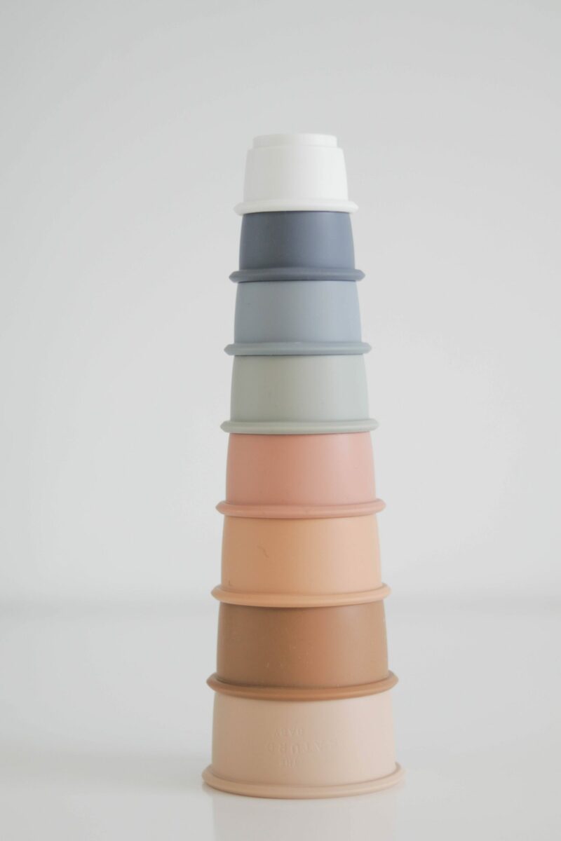 The Saturday Baby Silicone Stacking Cups