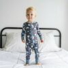 Little Sleepies To the Moon & Back Blue Bamboo Viscose Zippy