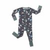 Little Sleepies To the Moon & Back Blue Bamboo Viscose Zippy