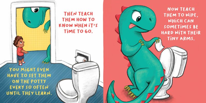 How to Potty Train a Dinosaur Board Book