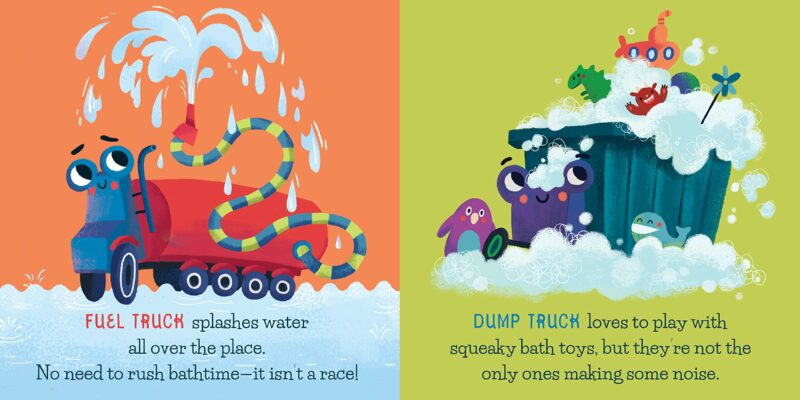 I Dig Bathtime Construction Truck Board Book