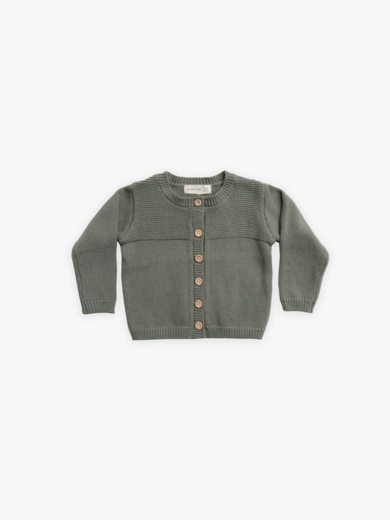 Quincy Mae Basil Knit Cardigan