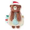 Itzy Ritzy Holiday Bear Plush and Teether Toy