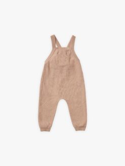 Quincy Mae Knit Overalls in Petal