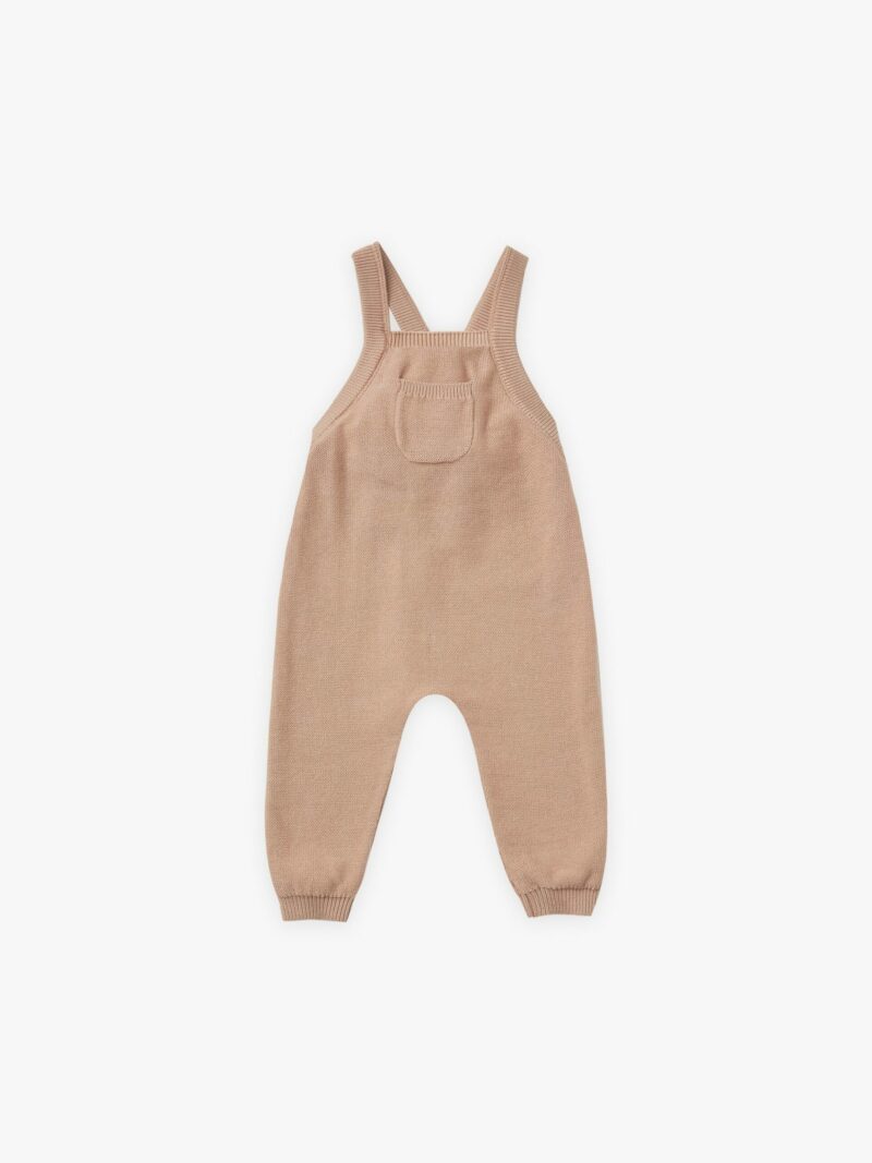 Quincy Mae Knit Overalls in Petal