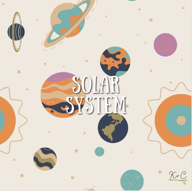 Kozi & Co Solar System Bamboo Pajama Set