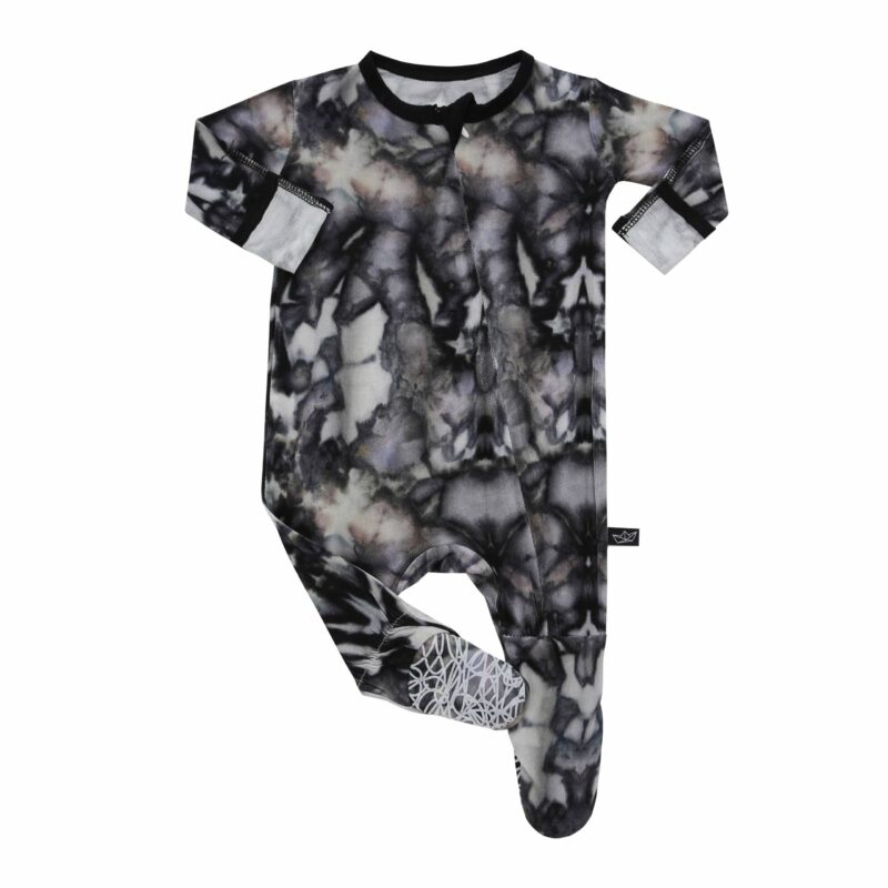 Peregrine Kidswear Mystic Tie-Dye Bamboo Footie