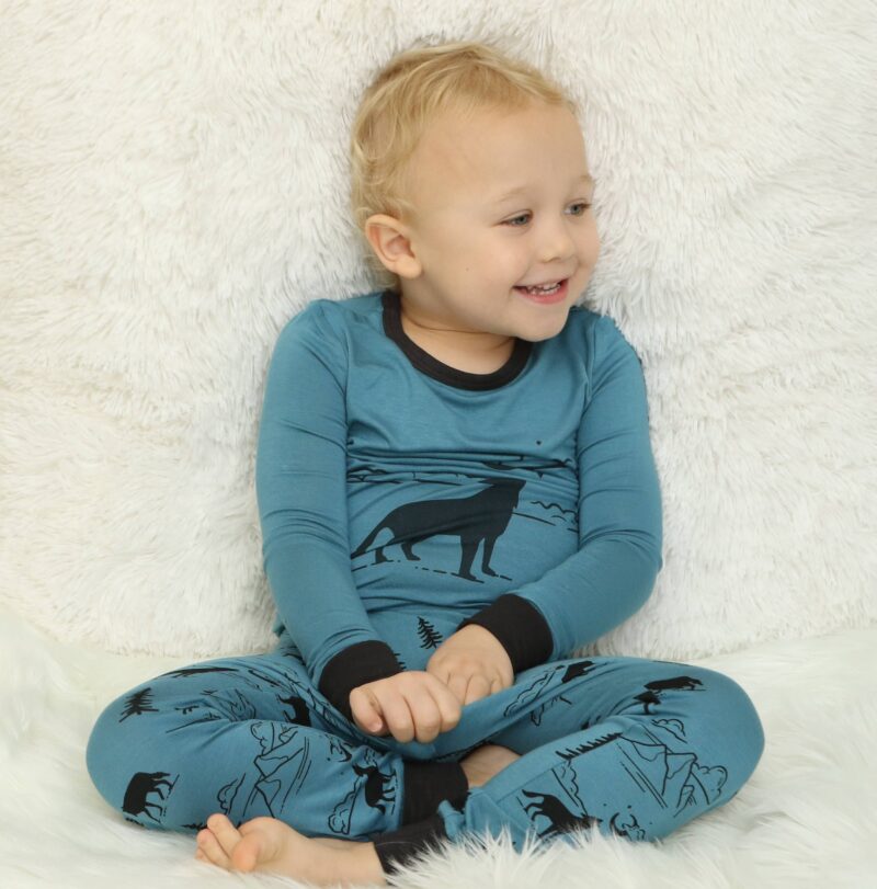 Silkberry Baby Call of the Wild Bamboo Two-Piece Pajama Set