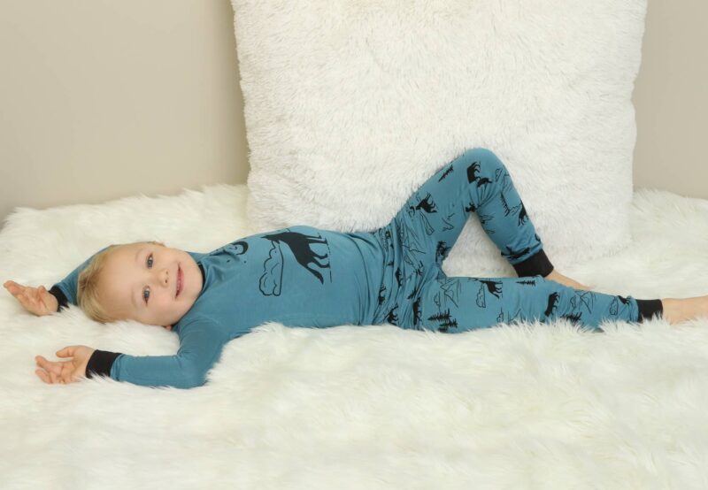 Silkberry Baby Call of the Wild Bamboo Two-Piece Pajama Set