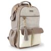 Itzy Ritzy Vanilla Latte Boss Bag Diaper Backpack