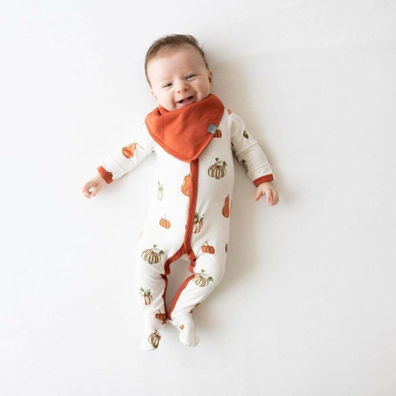 Kyte BABY Bib in Clementine