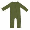 Kyte BABY Zippered Romper in Olive