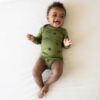 Kyte BABY Long Sleeve Bodysuit in Jungle