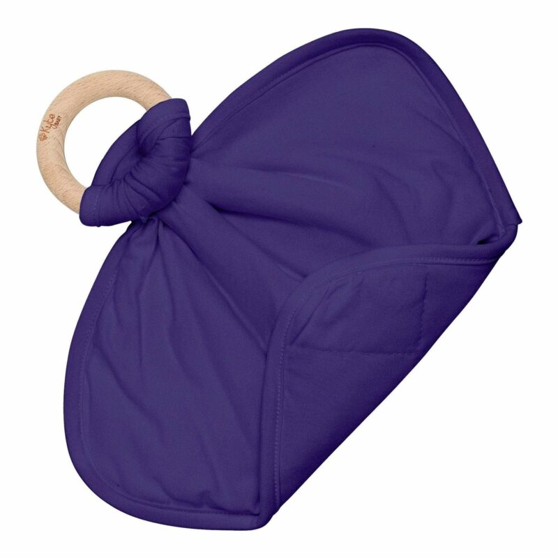 Kyte BABY Lovey in Eggplant with Removable Teething Ring