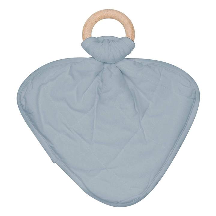 Kyte BABY Lovey in Fog with Removable Teething Ring Blossom