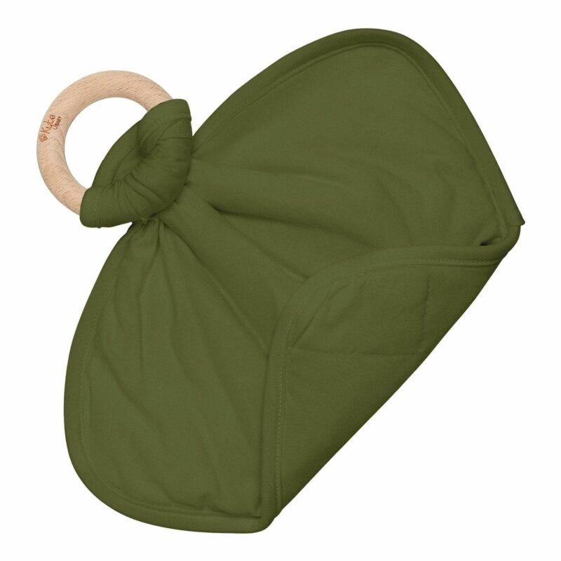 Kyte BABY Lovey in Olive with Removable Teething Ring