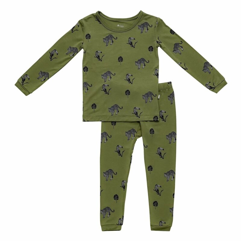 Kyte BABY Toddler Pajama Set in Jungle Blossom