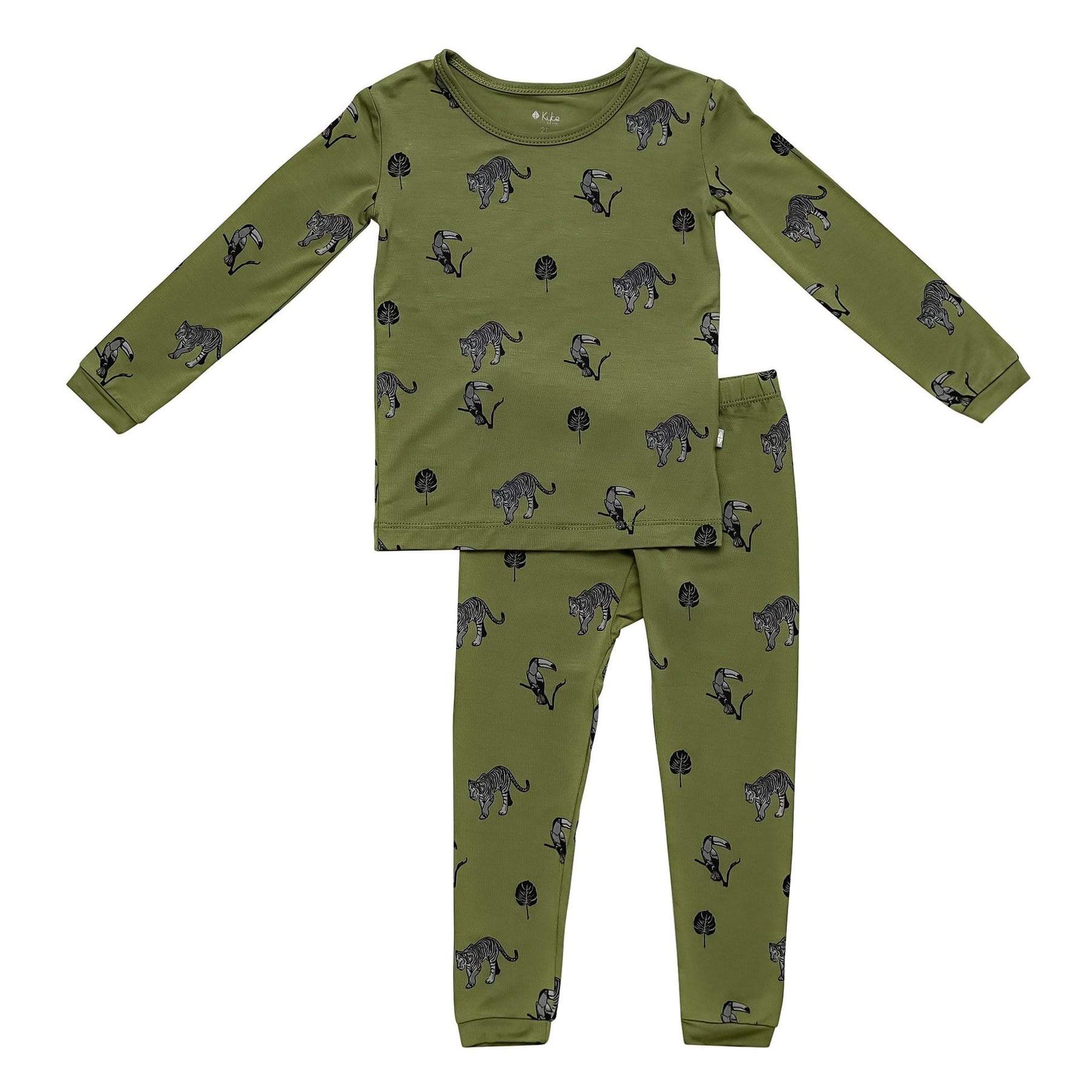 Kyte BABY Toddler Pajama Set in Jungle Blossom