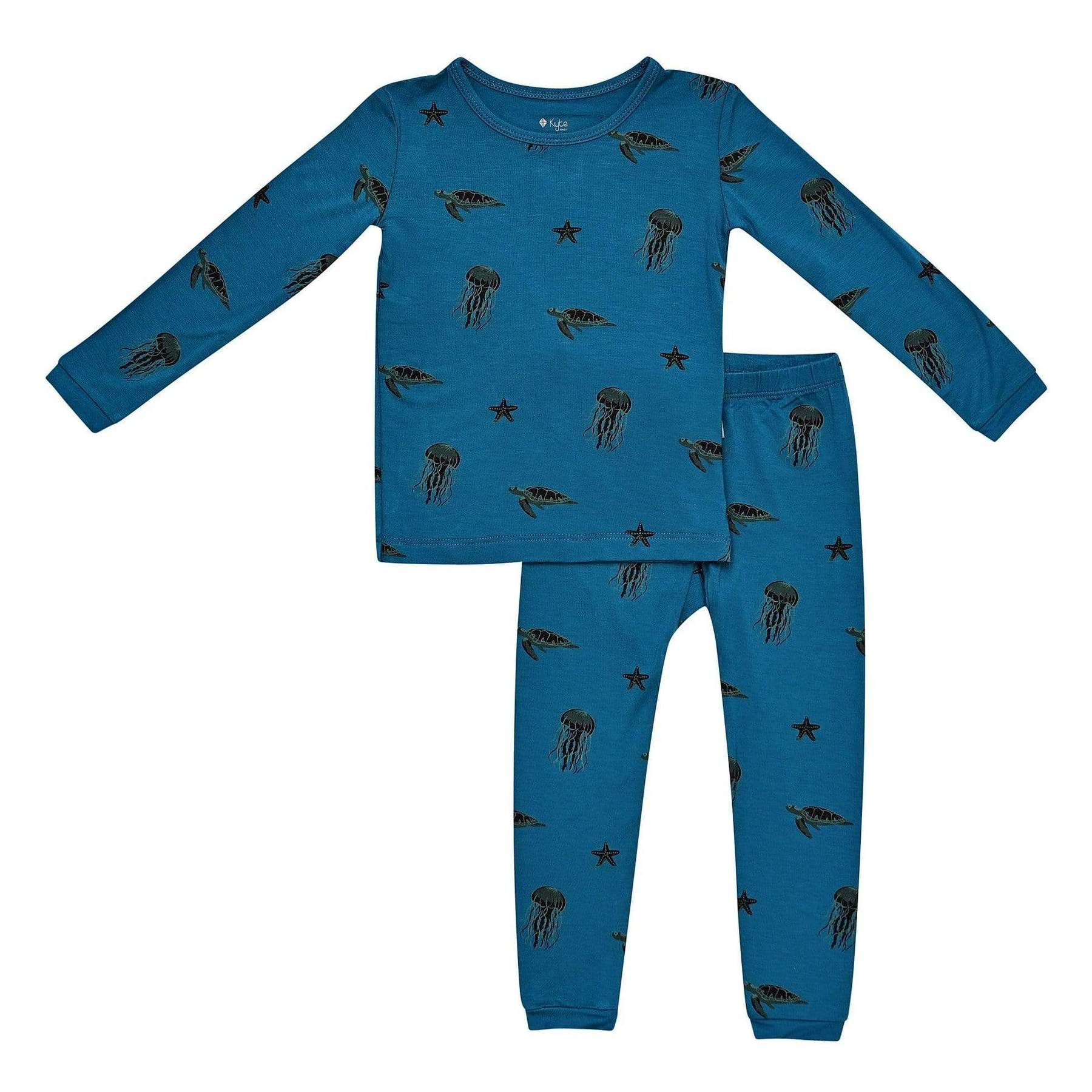 Kyte BABY Toddler Pajama Set in Marine Blossom