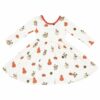 Kyte BABY Long Sleeve Twirl Dress in Pumpkin