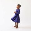 Kyte BABY Long Sleeve Twirl Dress in Eggplant