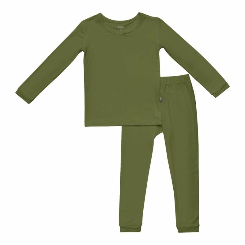 Kyte BABY Toddler Pajama Set in Olive