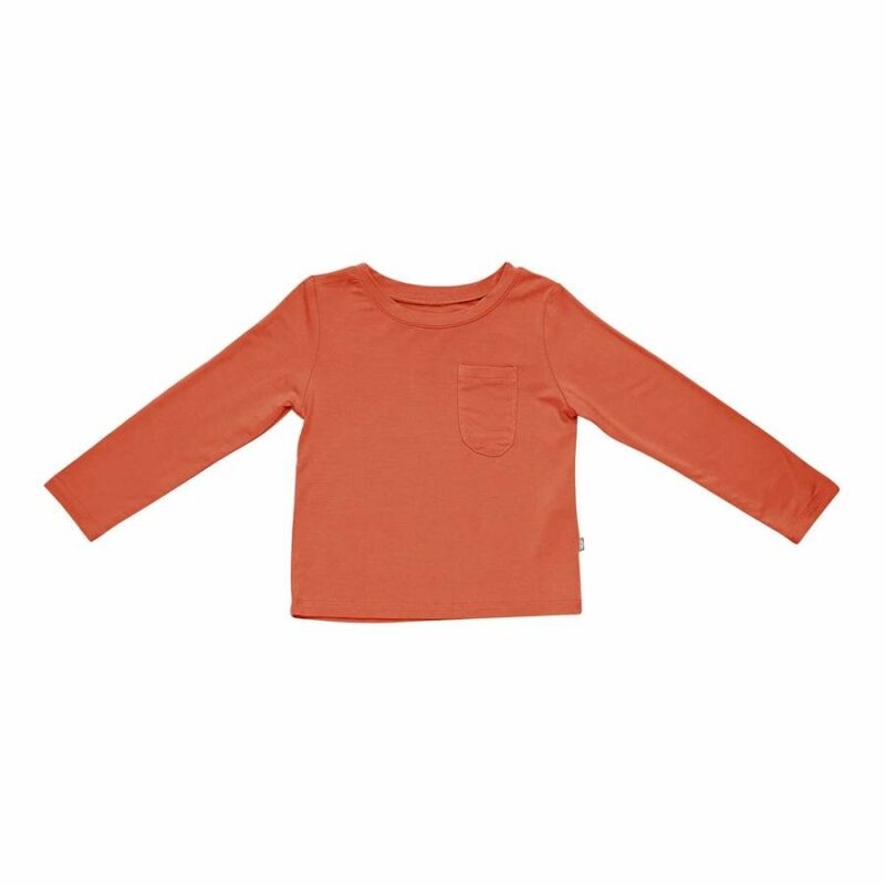 Kyte BABY Long Sleeve Toddler Tee in Clementine