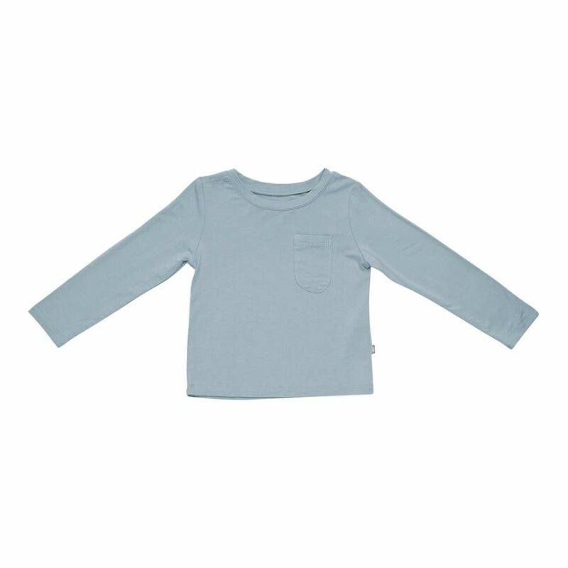 Kyte BABY Long Sleeve Toddler Tee in Fog