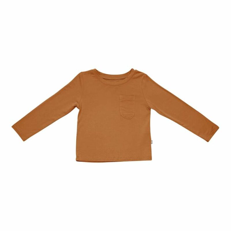 Kyte BABY Long Sleeve Toddler Tee in Nutmeg