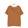 Kyte BABY Women's V-Neck in Nutmeg