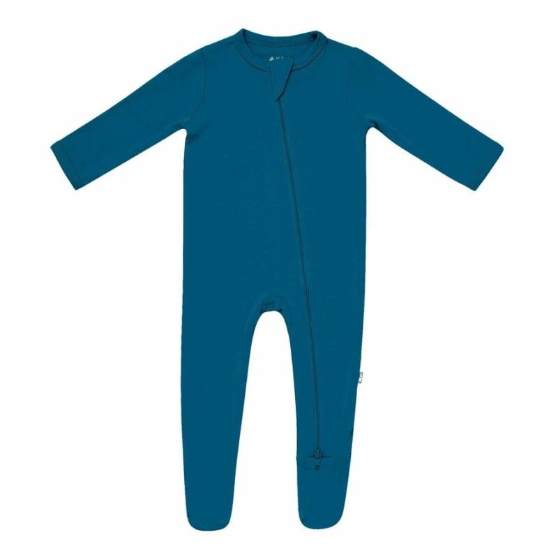 Kyte BABY Zippered Footie in Baltic