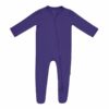 Kyte BABY Zippered Footie in Eggplant