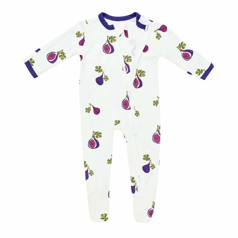 Kyte BABY Zippered Footie in Fig