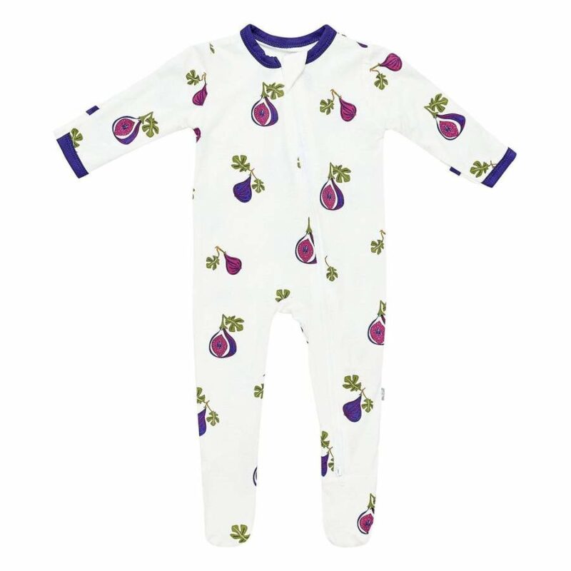 Kyte BABY Zippered Footie in Fig