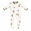 Kyte BABY Zippered Footie in Persimmon