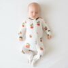 Kyte BABY Zippered Footie in Persimmon