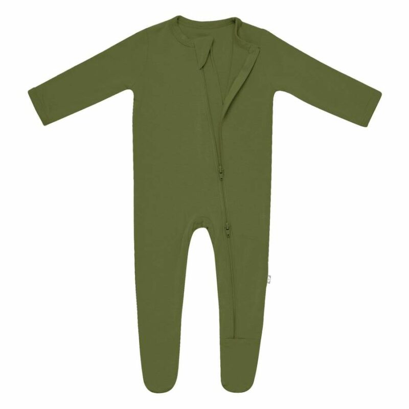 Kyte BABY Zippered Footie in Olive