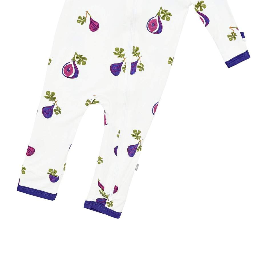 Kyte BABY Zippered Romper in Fig – Blossom