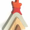 Poppy Baby Co Volcano Stacking Wooden Toy