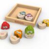 BeginAgain Toys Color 'N Eggs Bilingual Matching Puzzle